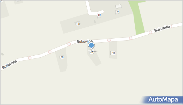 Żabnica, Bukowina, 46, mapa Żabnica