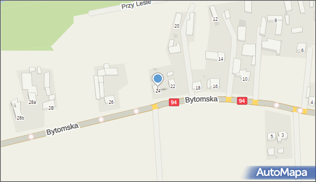 Boniowice, Bytomska, 24, mapa Boniowice