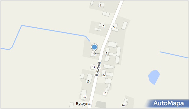 Byczyna, Byczyna, 10, mapa Byczyna