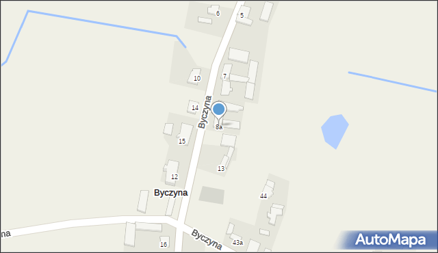 Byczyna, Byczyna, 8a, mapa Byczyna