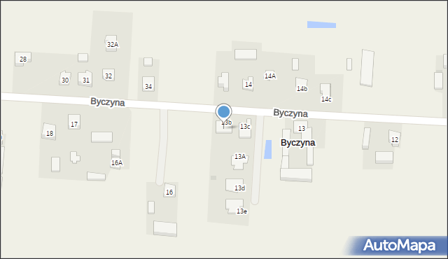 Byczyna, Byczyna, 15, mapa Byczyna