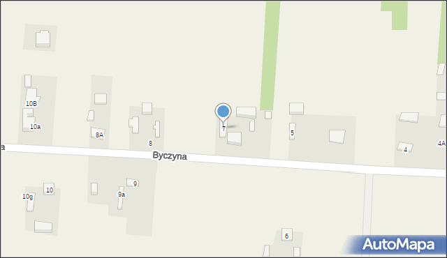 Byczyna, Byczyna, 7, mapa Byczyna