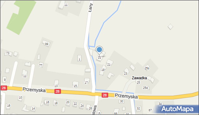 Bykowce, Bykowce, 21, mapa Bykowce