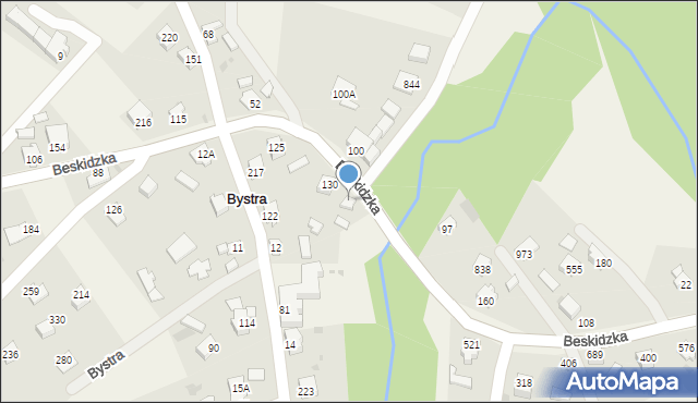 Bystra, Bystra, 61, mapa Bystra