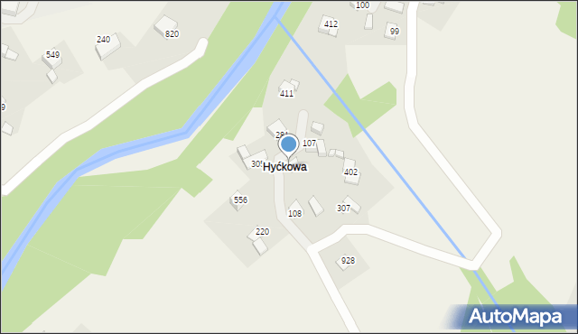 Bystra Podhalańska, Bystra Podhalańska, 106, mapa Bystra Podhalańska