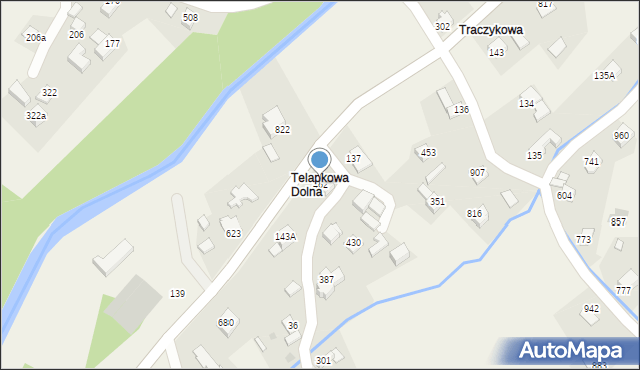 Bystra Podhalańska, Bystra Podhalańska, 462, mapa Bystra Podhalańska