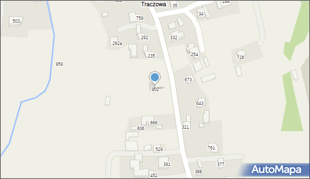 Bystra Podhalańska, Bystra Podhalańska, 902, mapa Bystra Podhalańska