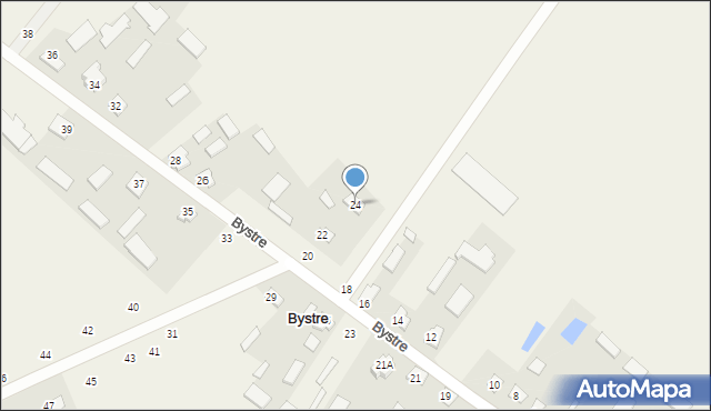 Bystre, Bystre, 24, mapa Bystre