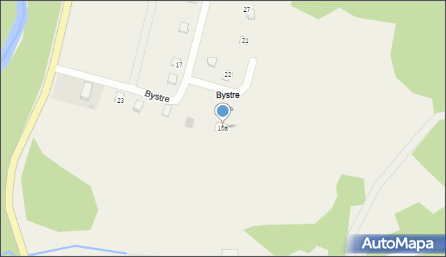 Bystre, Bystre, 10a, mapa Bystre