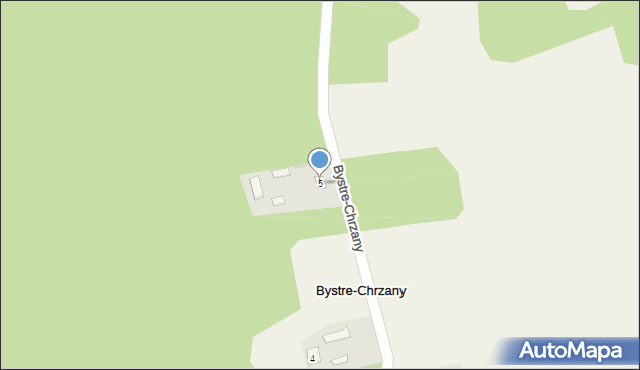 Bystre-Chrzany, Bystre-Chrzany, 5, mapa Bystre-Chrzany