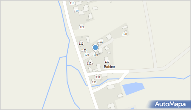 Bystrowice, Bystrowice, 126, mapa Bystrowice