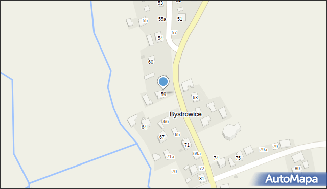 Bystrowice, Bystrowice, 59, mapa Bystrowice