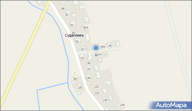 Bystrowice, Bystrowice, 88, mapa Bystrowice