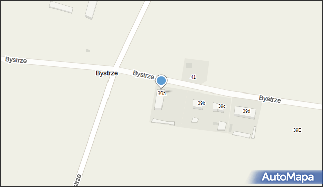 Bystrze, Bystrze, 39a, mapa Bystrze