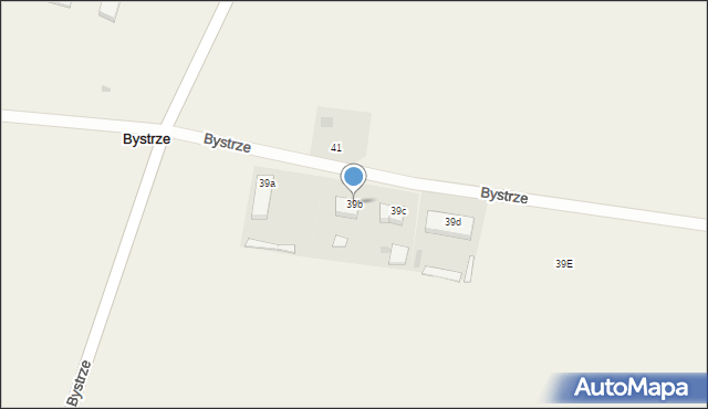 Bystrze, Bystrze, 39b, mapa Bystrze