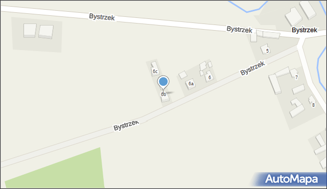 Bystrzek, Bystrzek, 6b, mapa Bystrzek