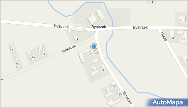 Bystrzek, Bystrzek, 7, mapa Bystrzek