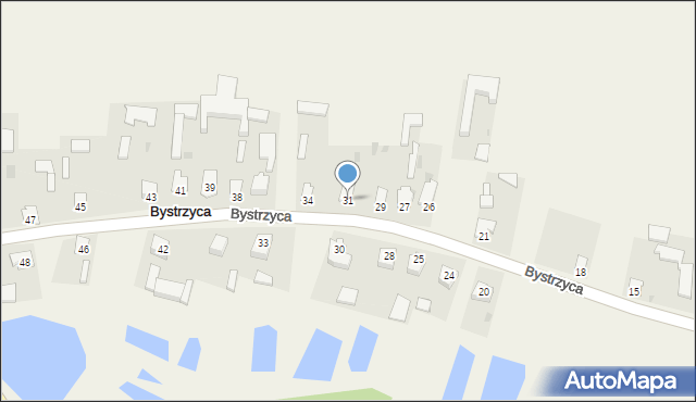 Bystrzyca, Bystrzyca, 17, mapa Bystrzyca