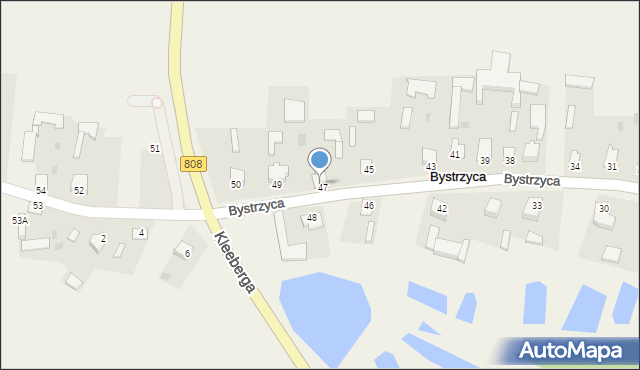 Bystrzyca, Bystrzyca, 30, mapa Bystrzyca