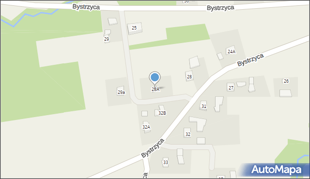 Bystrzyca, Bystrzyca, 28A, mapa Bystrzyca