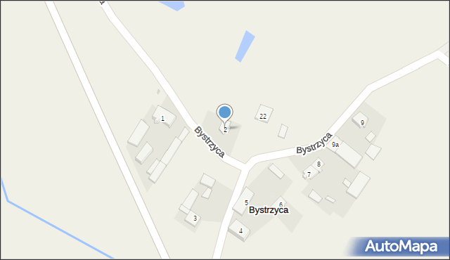 Bystrzyca, Bystrzyca, 2, mapa Bystrzyca