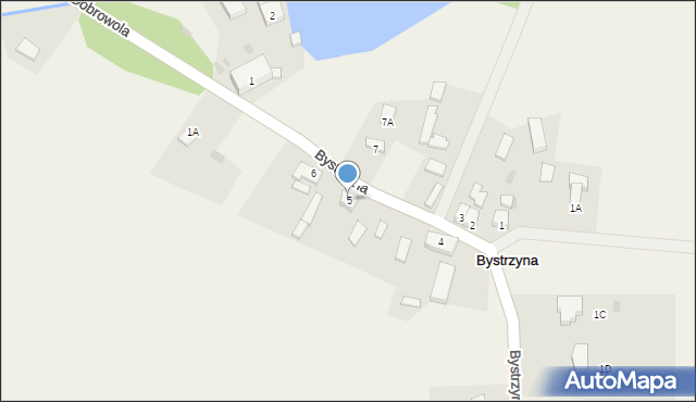 Bystrzyna, Bystrzyna, 5, mapa Bystrzyna