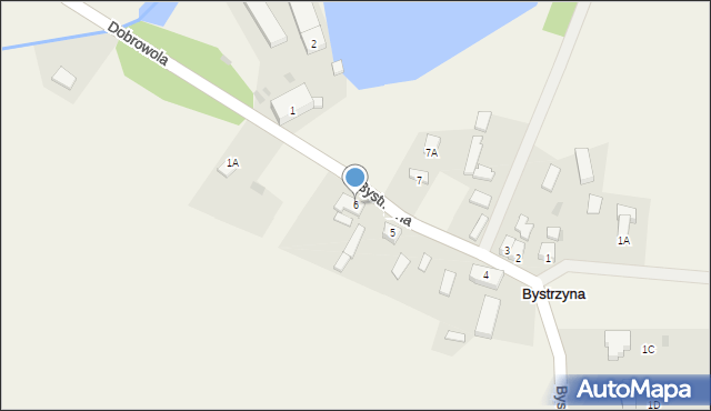 Bystrzyna, Bystrzyna, 6, mapa Bystrzyna