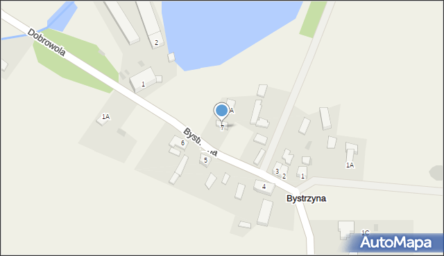 Bystrzyna, Bystrzyna, 7, mapa Bystrzyna