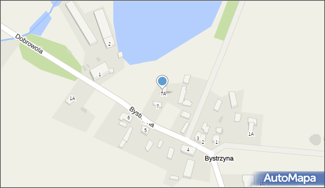 Bystrzyna, Bystrzyna, 7A, mapa Bystrzyna