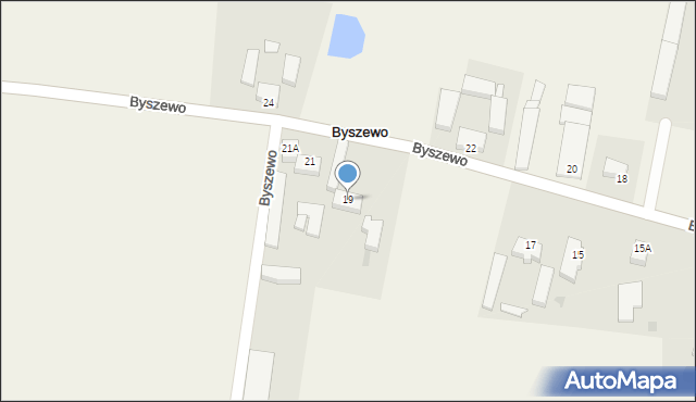 Byszewo, Byszewo, 19, mapa Byszewo