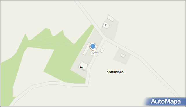 Byszewo, Byszewo, 12, mapa Byszewo