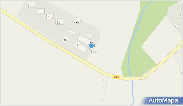 Byszewo, Byszewo, 9, mapa Byszewo