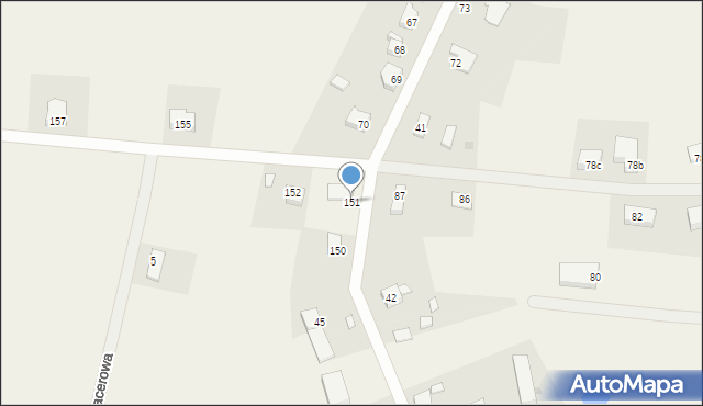 Byszki, Byszki, 151, mapa Byszki