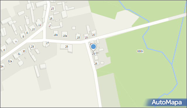 Byszki, Byszki, 23, mapa Byszki