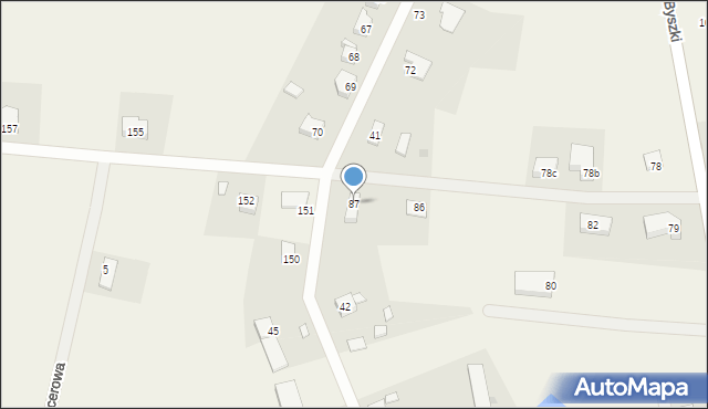 Byszki, Byszki, 87, mapa Byszki