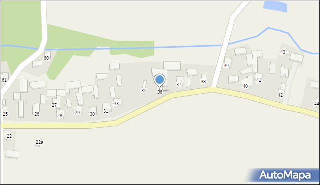 Byszów, Byszów, 36, mapa Byszów