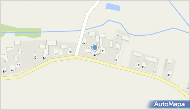 Byszów, Byszów, 40, mapa Byszów