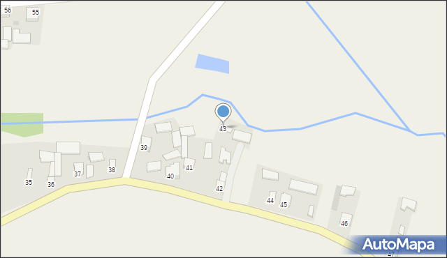 Byszów, Byszów, 43, mapa Byszów