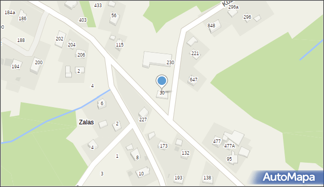 Byszyce, Byszyce, 30, mapa Byszyce