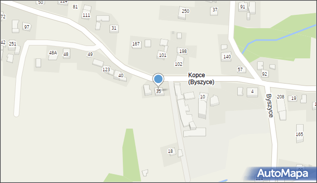 Byszyce, Byszyce, 35, mapa Byszyce