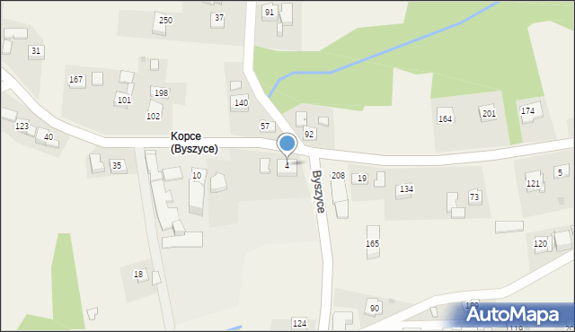 Byszyce, Byszyce, 4, mapa Byszyce