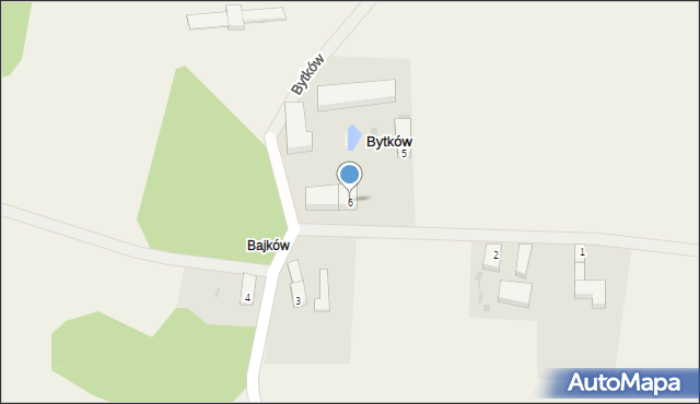 Bytków, Bytków, 6, mapa Bytków