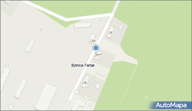 Bytnica, Bytnica, 137, mapa Bytnica