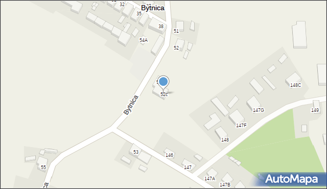 Bytnica, Bytnica, 52c, mapa Bytnica