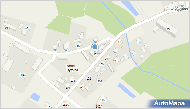 Bytnica, Bytnica, 95, mapa Bytnica