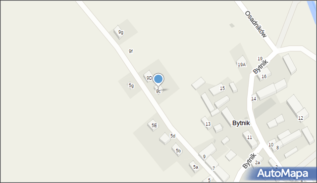 Bytnik, Bytnik, 9c, mapa Bytnik