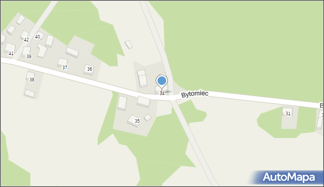 Bytomiec, Bytomiec, 34, mapa Bytomiec