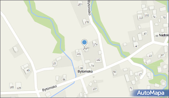 Bytomsko, Bytomsko, 173, mapa Bytomsko