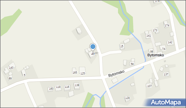 Bytomsko, Bytomsko, 40, mapa Bytomsko