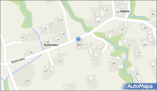 Bytomsko, Bytomsko, 50, mapa Bytomsko